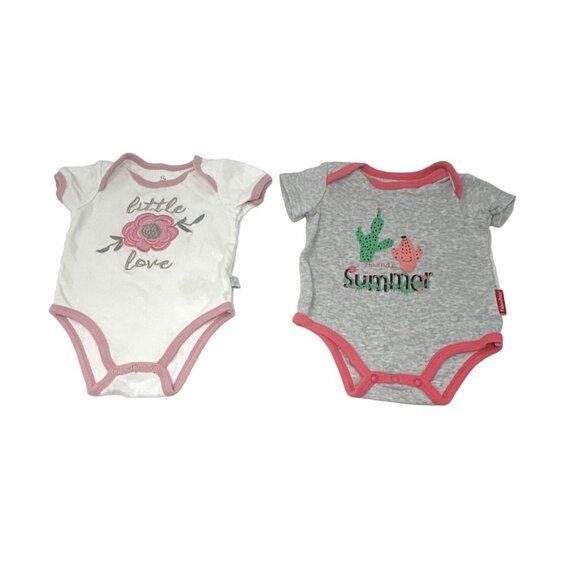 Baby Girl's - 4 Body Suits‎ -- Size 3-6 M - Picture 2 of 6